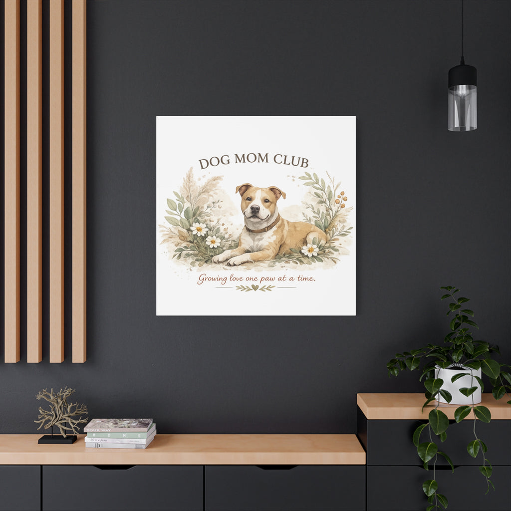 Dog Mom's Wild Garden | Matte Canvas, Stretched, 1.25"