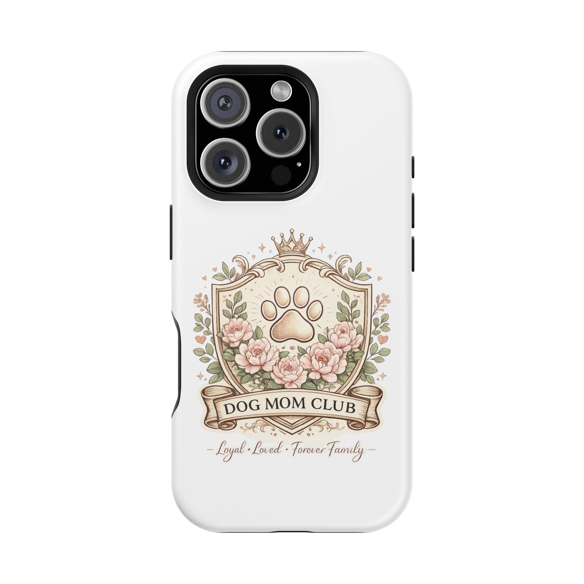 Floral Paw Crest Phone case