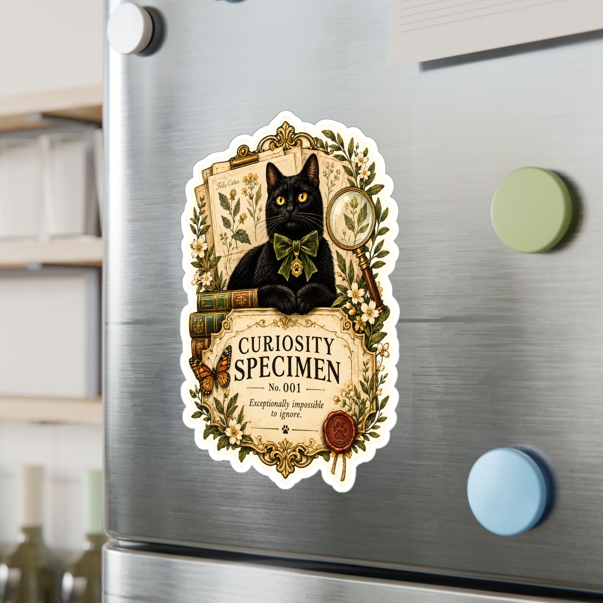 THE CURIOSITY SPECIMEN | Kiss-Cut Vinyl Decals Sticker