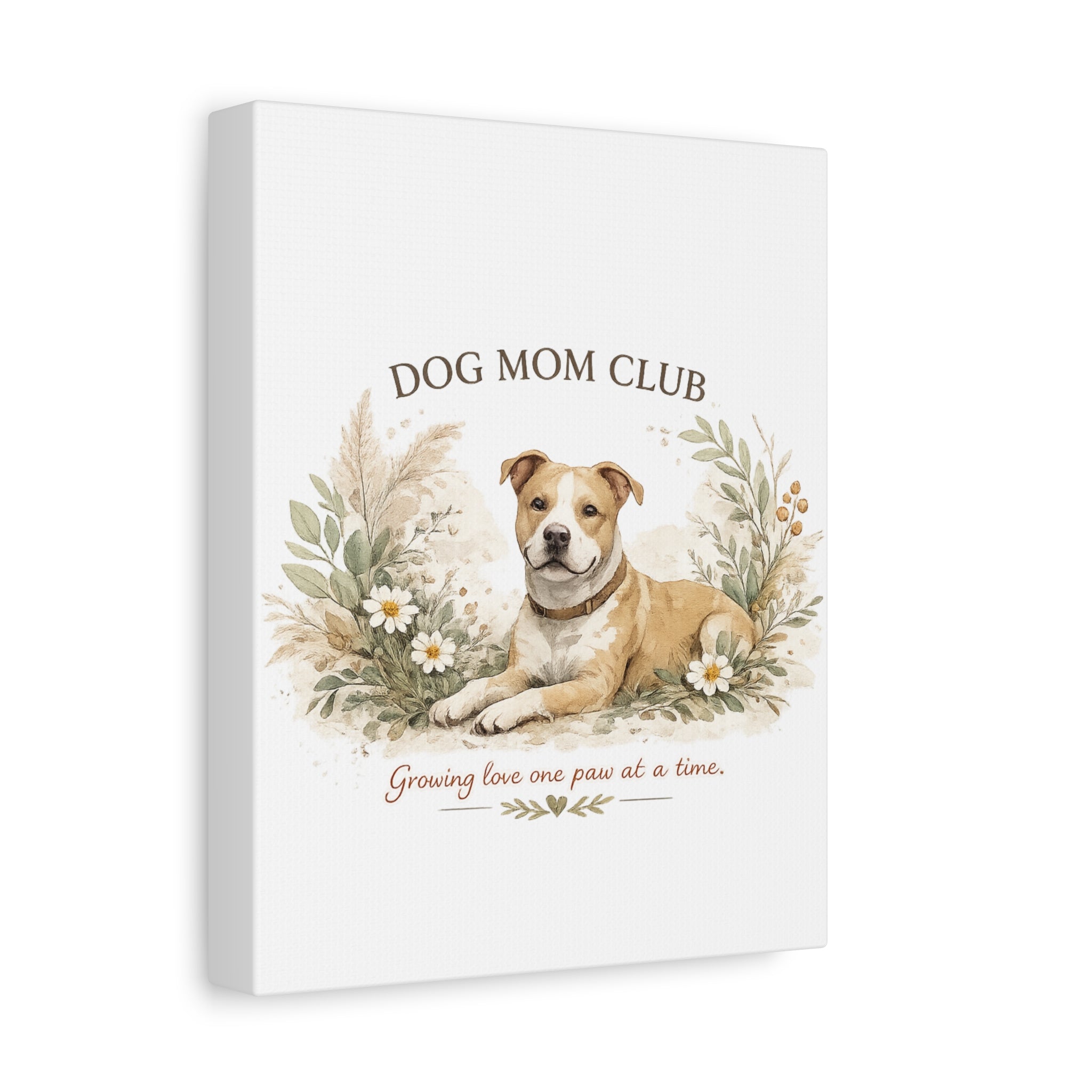 Dog Mom's Wild Garden | Matte Canvas, Stretched, 1.25"