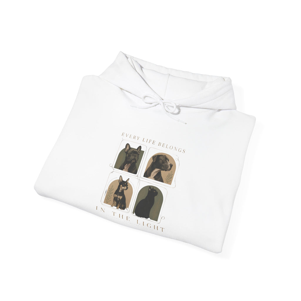DIFFERENT PAWS RECUED | Gildan Heavy Blend™ Hoodie (18500)