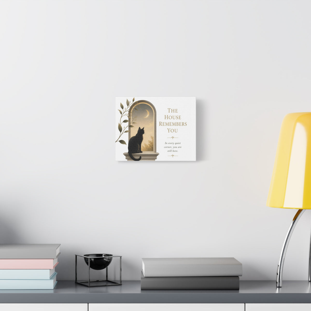 The house remembers you | Memorial Collection Matte Canvas
