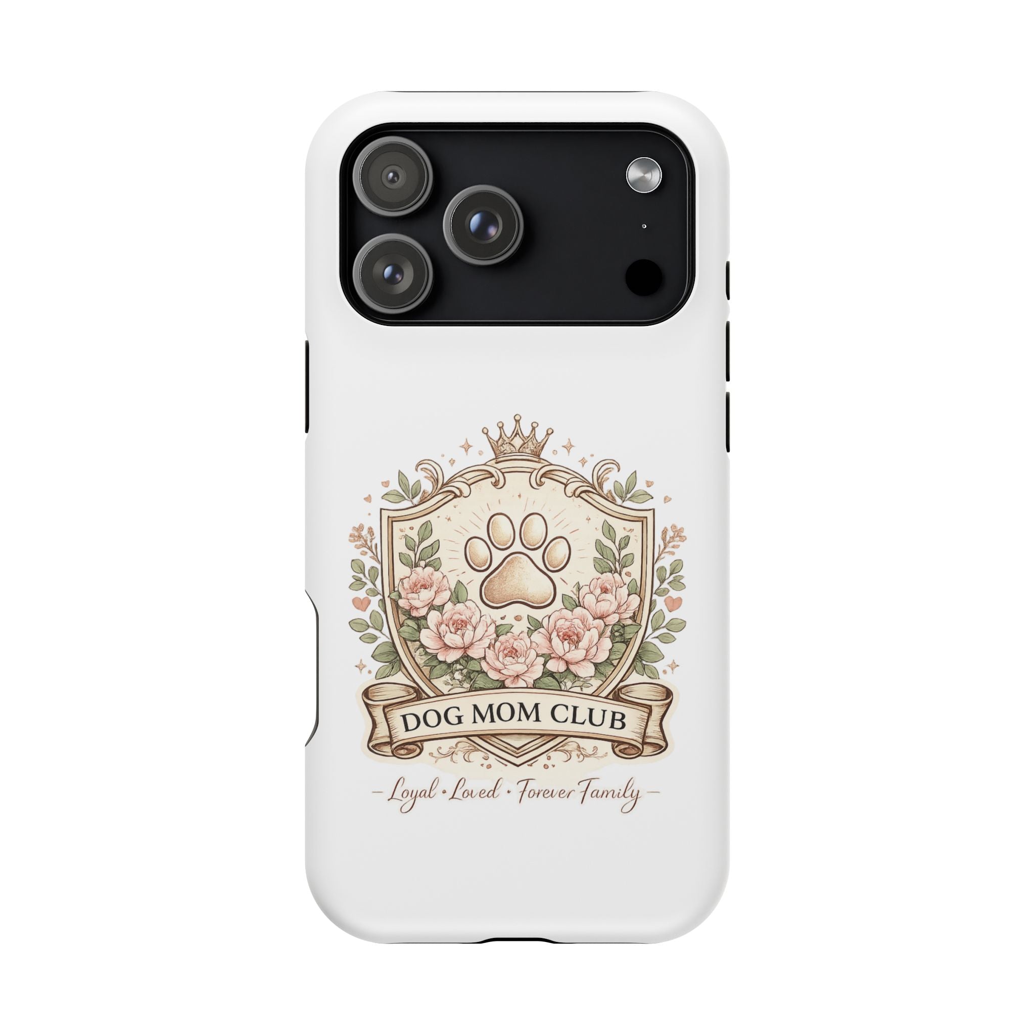 Floral Paw Crest Phone case