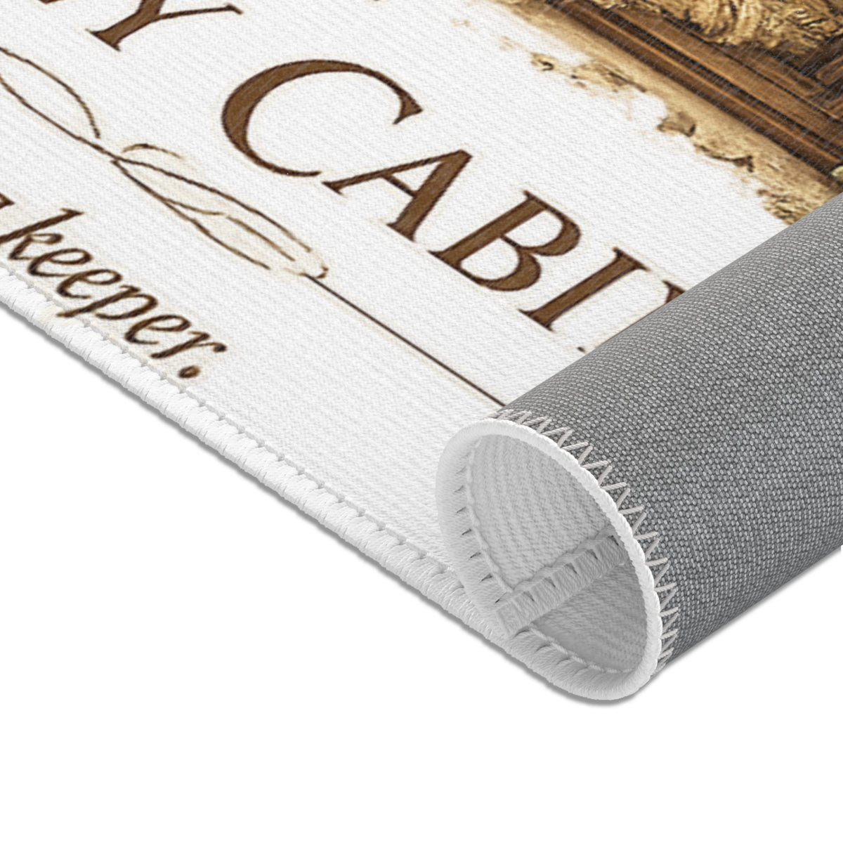 The Antique Key Cabinet | Cat Mom Area Rugs