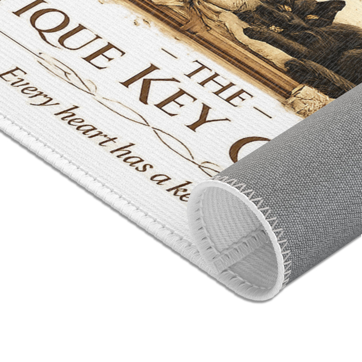 The Antique Key Cabinet | Cat Mom Area Rugs