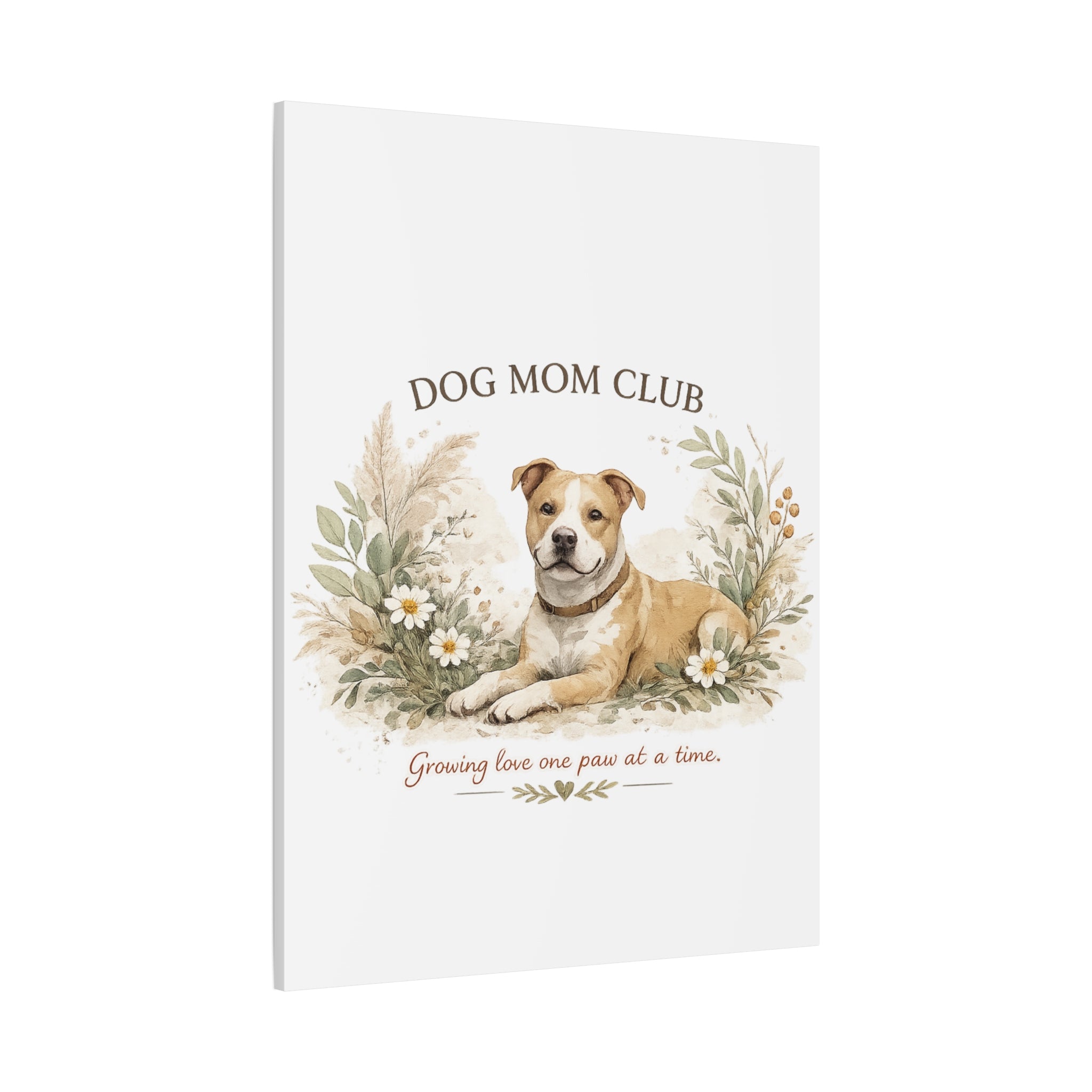 Dog Mom's Wild Garden | Matte Canvas, Stretched, 1.25"