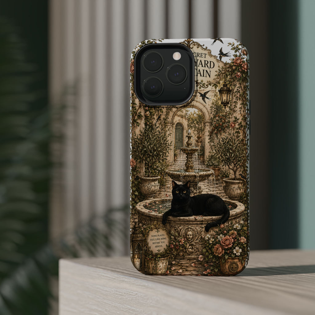 THE SECRET COURTYARD FOUNTAIN | Phone case