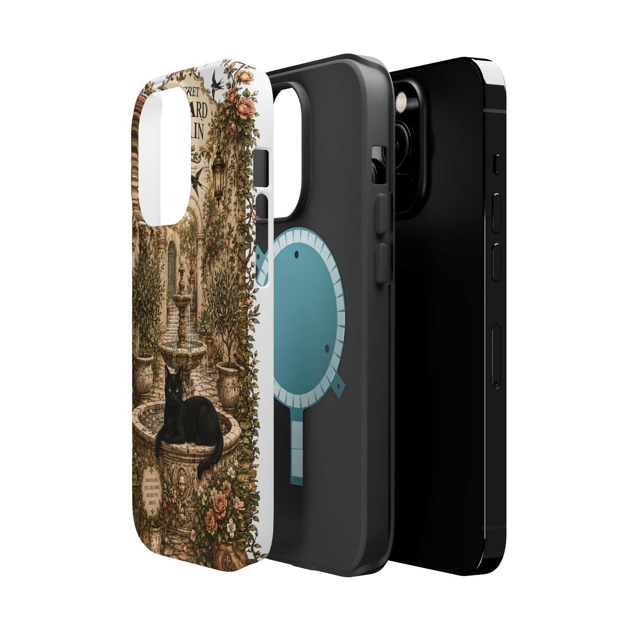 THE SECRET COURTYARD FOUNTAIN | Phone case