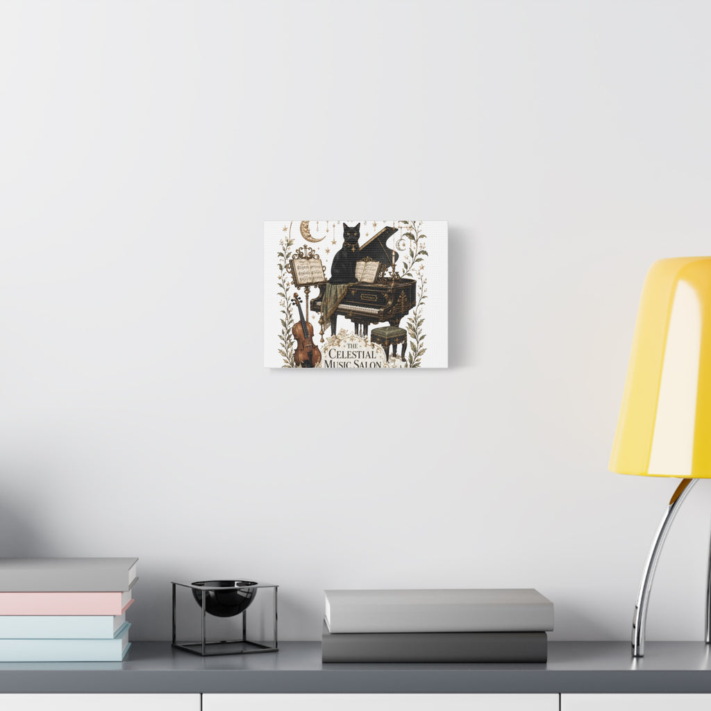 THE MOONLIT BOOKSHOP WINDOW | Matte Canvas, Stretched