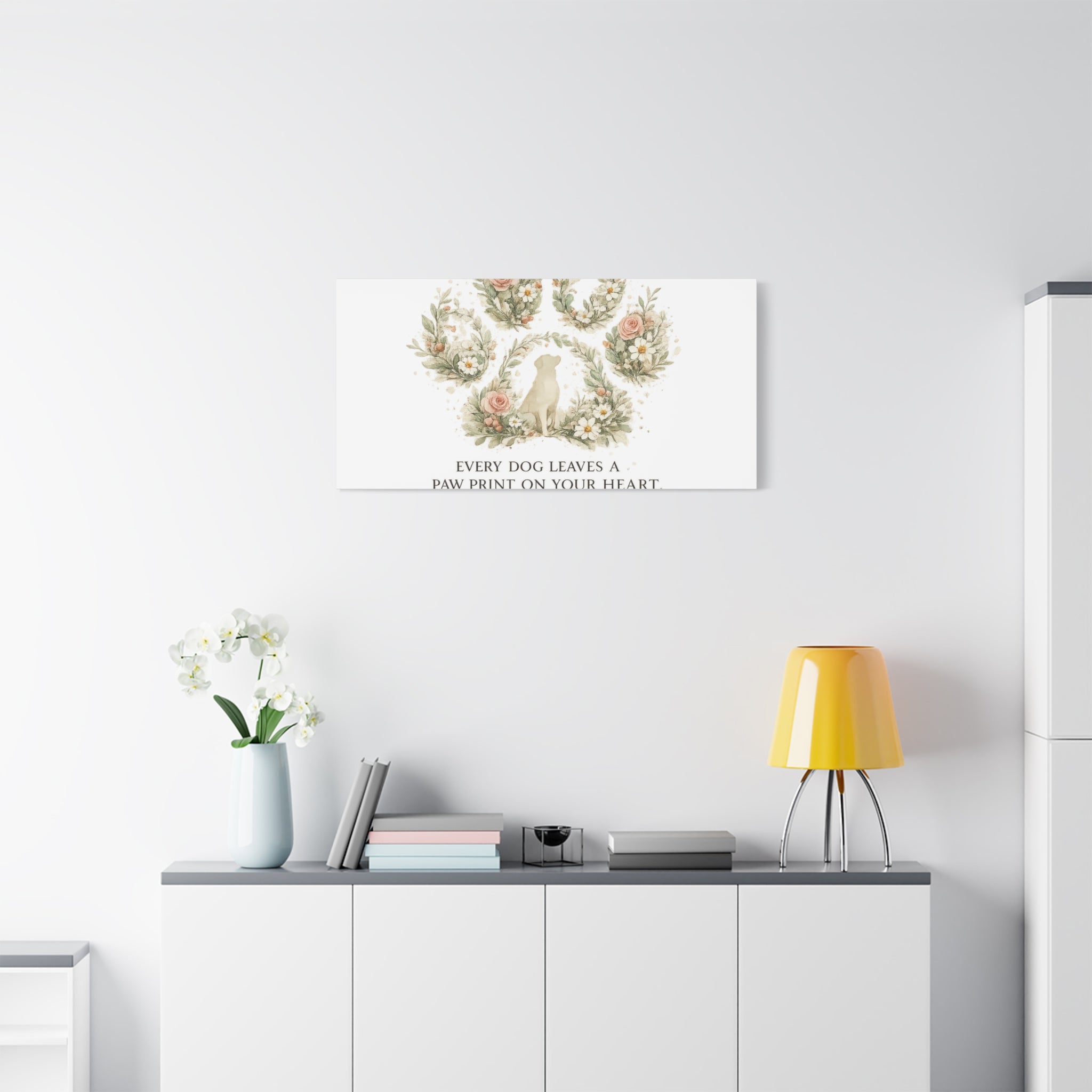Every Dog Leaves a Paw Print | Matte Canvas, Stretched, 1.25"