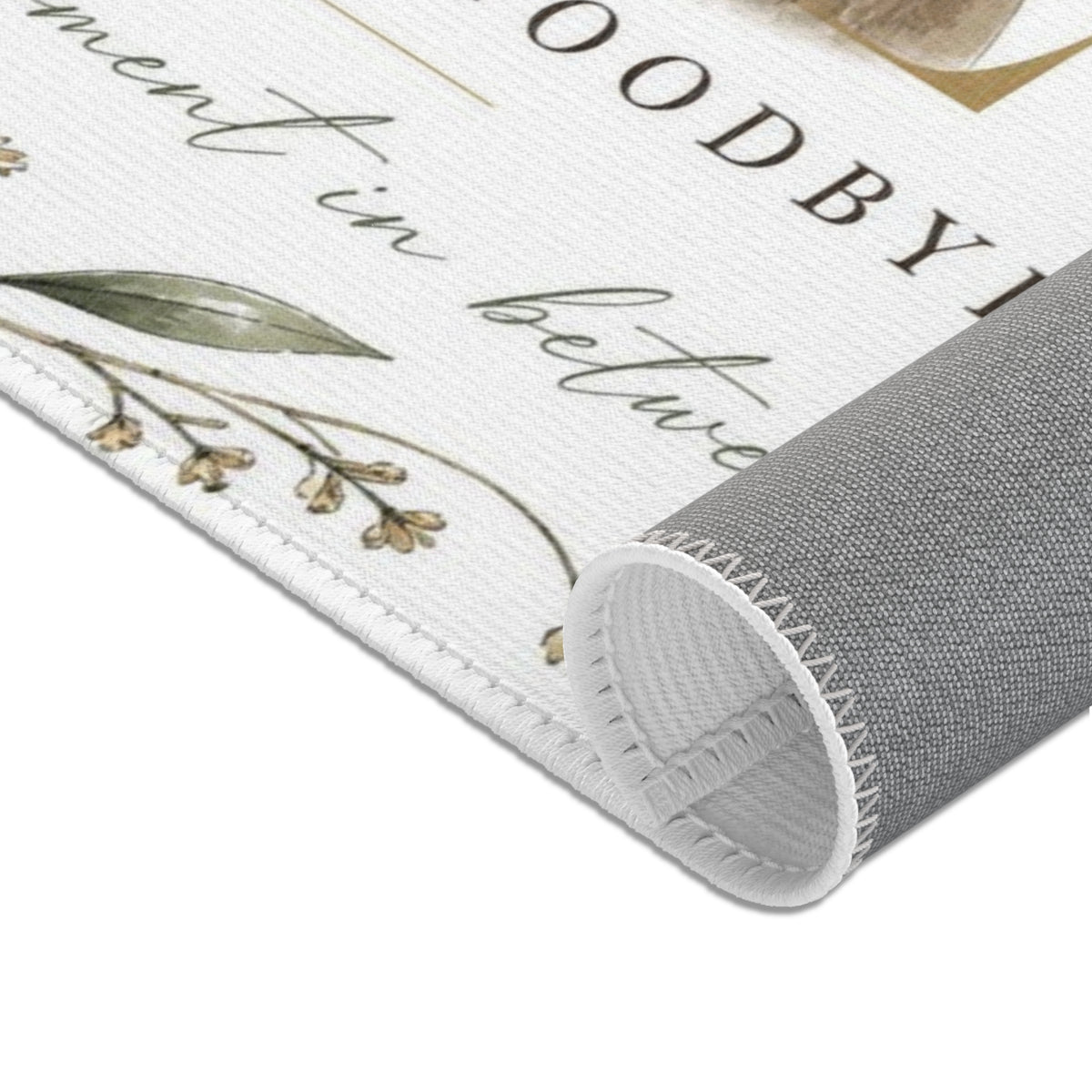 My Favorite Hello, My Hardest Goodbye | Memorial Collection Area Rugs