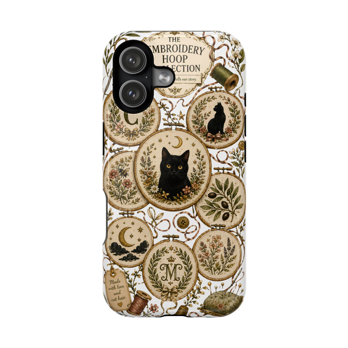 The Embroidery Hoop | Cat Mom Collection Phone case