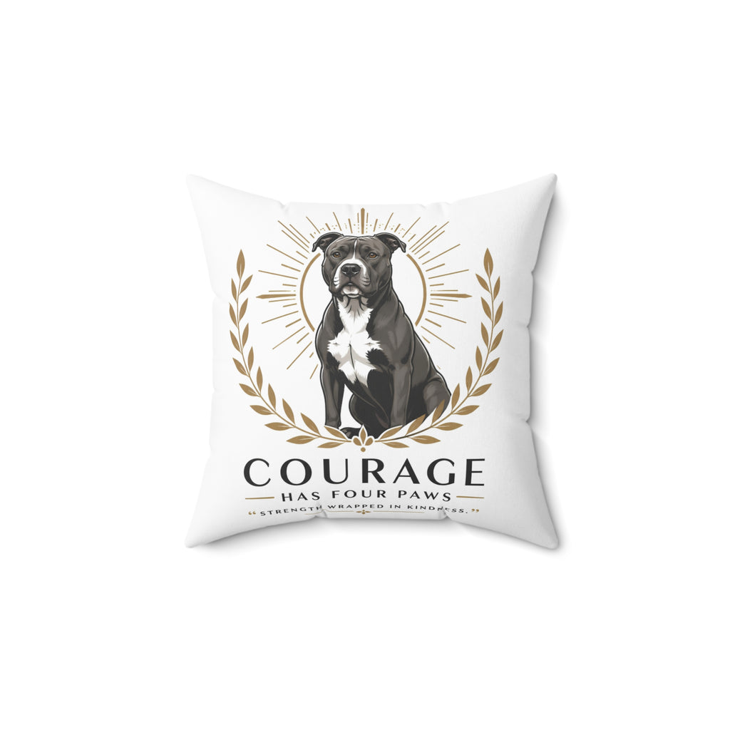 COURAGE | Spun Polyester Square Pillow