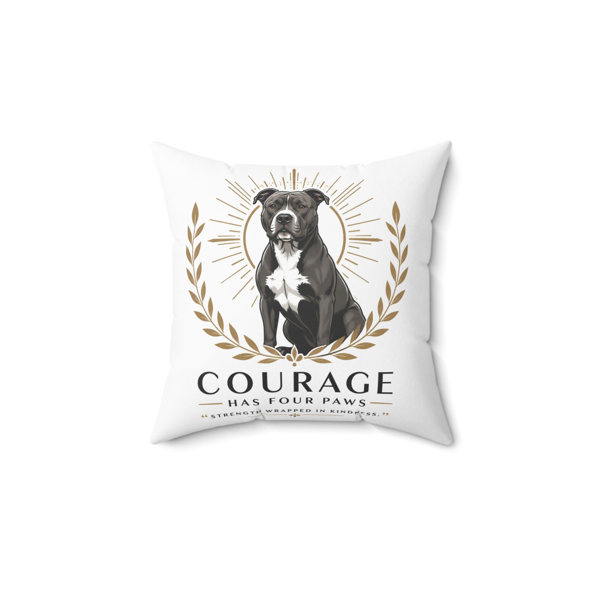 COURAGE | Spun Polyester Square Pillow