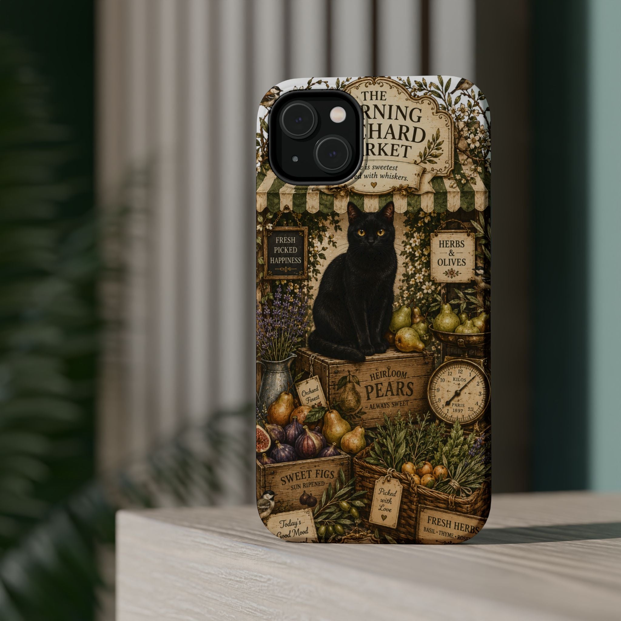 THE MORNING ORCHARD MARKET | Phone case