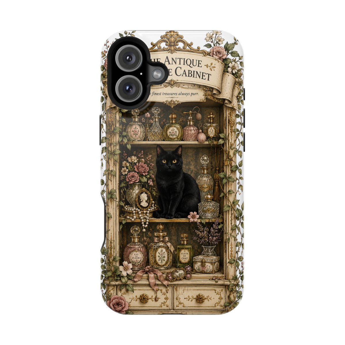 The Antique Perfume Cabinet | Cat Mom Collection Phone case