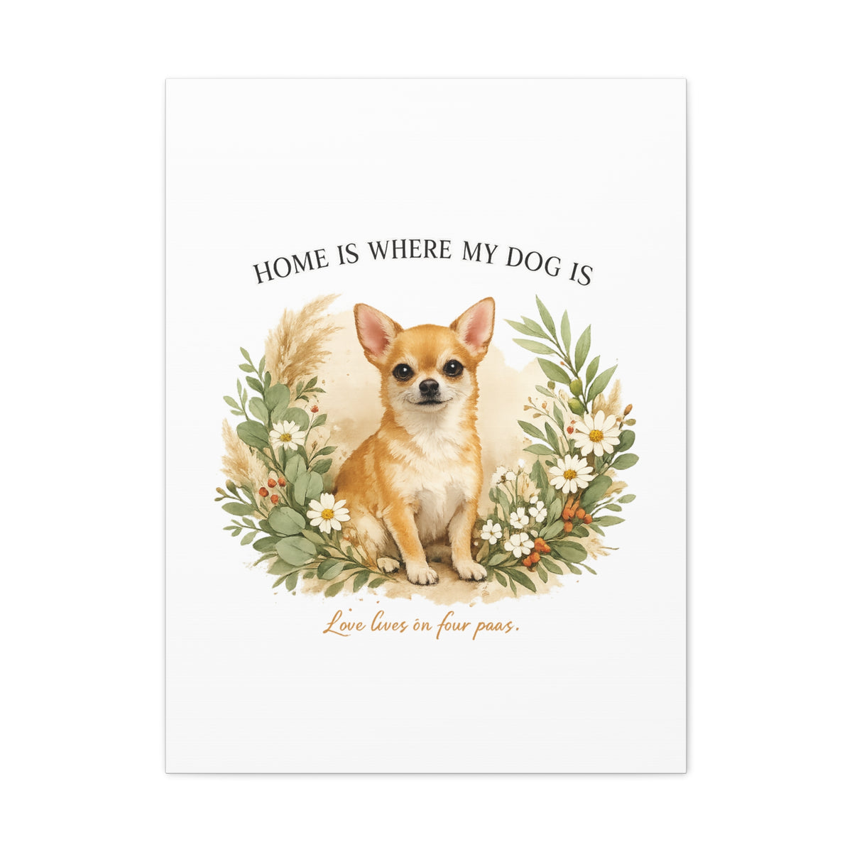 The Heart of the Home | Dog Mom Collection Matte Canvas