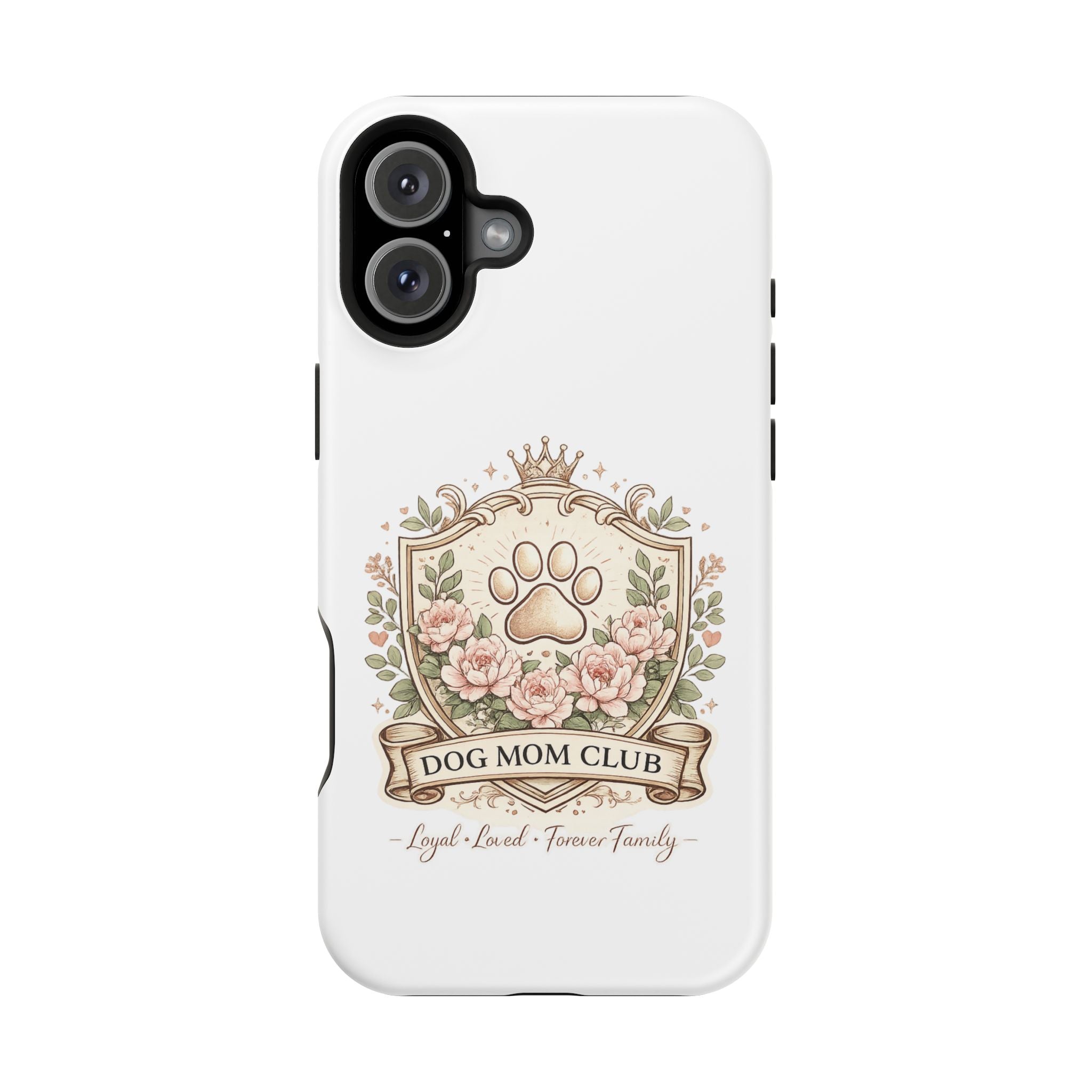 Floral Paw Crest Phone case
