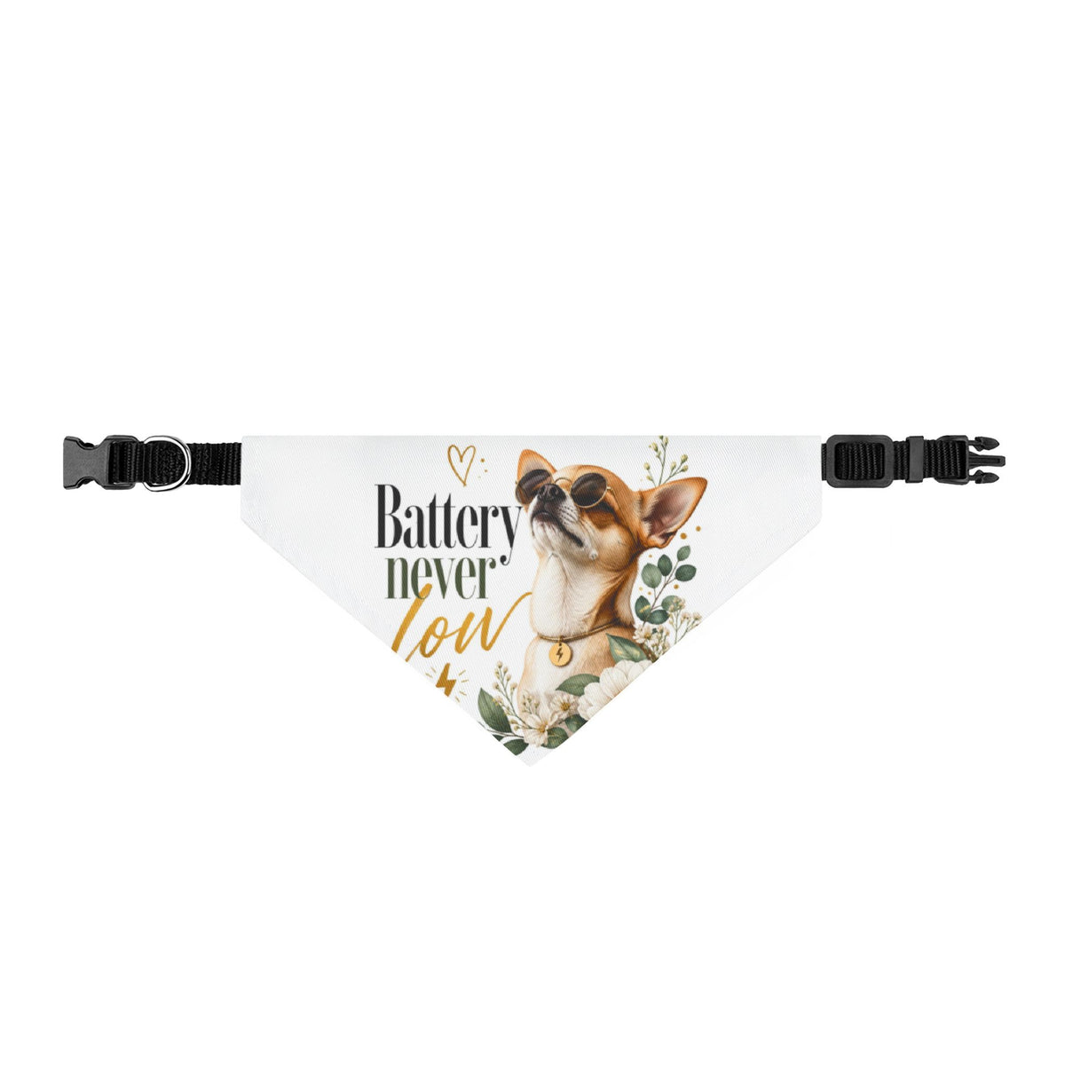Battery never low | Fun Collection Pet Bandana