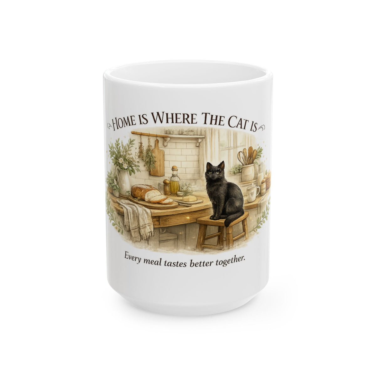 Sunday Morning Kitchen | Cat Mom Collection Mug