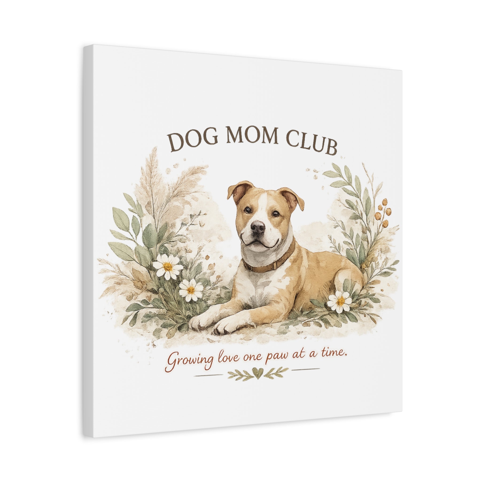 Dog Mom's Wild Garden | Matte Canvas, Stretched, 1.25"