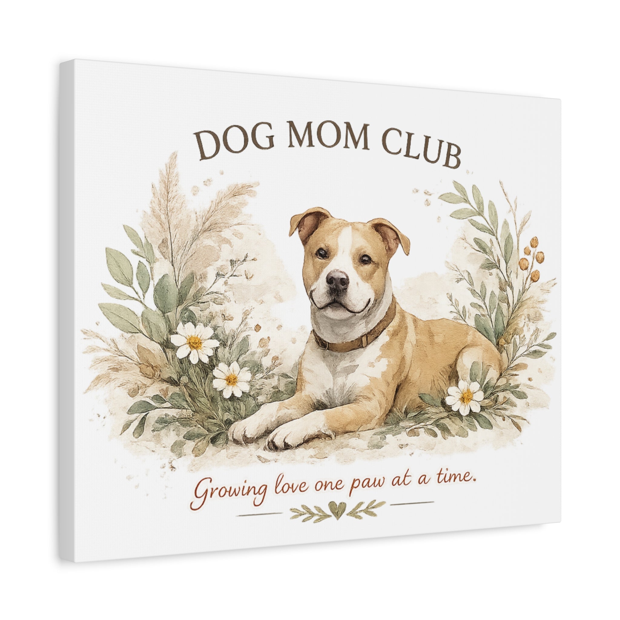 Dog Mom's Wild Garden | Matte Canvas, Stretched, 1.25"