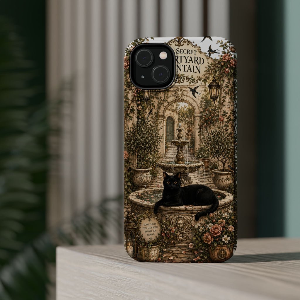 THE SECRET COURTYARD FOUNTAIN | Phone case