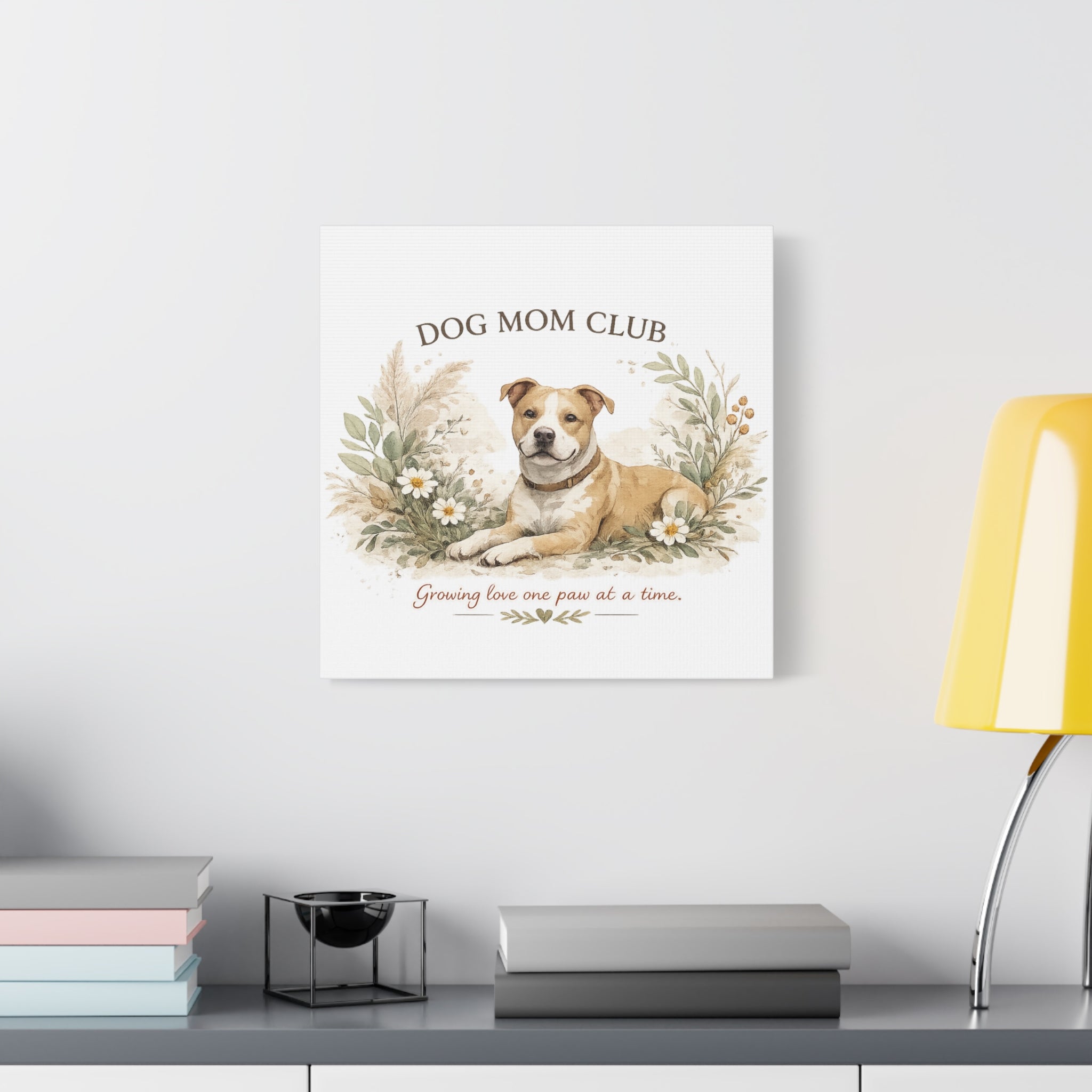 Dog Mom's Wild Garden | Matte Canvas, Stretched, 1.25"