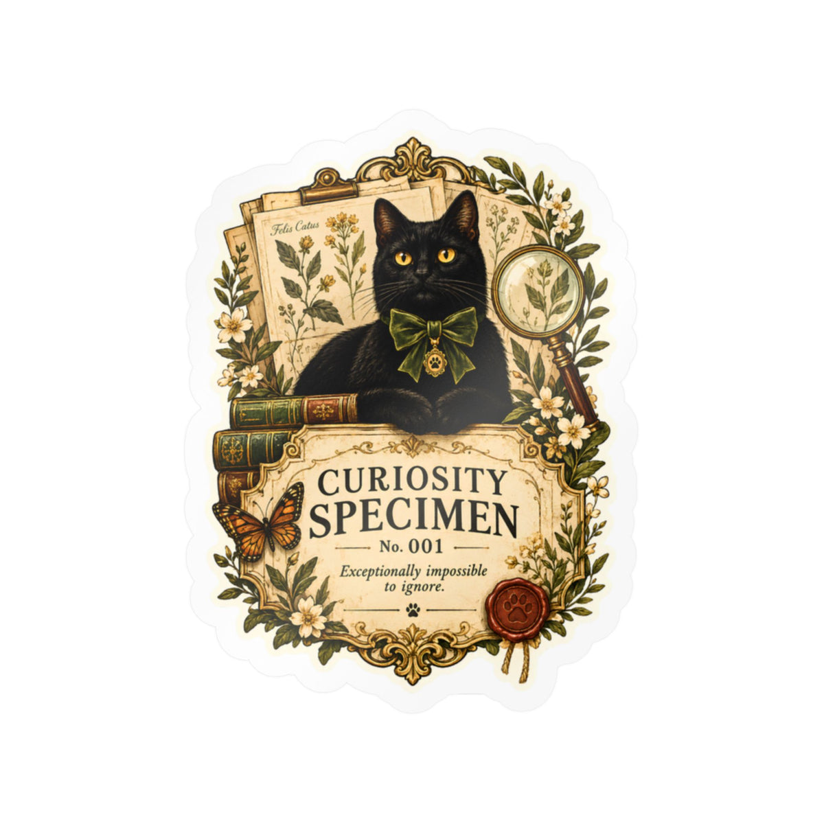 The Curiosity Specimen | Cat Mom Collection Sticker