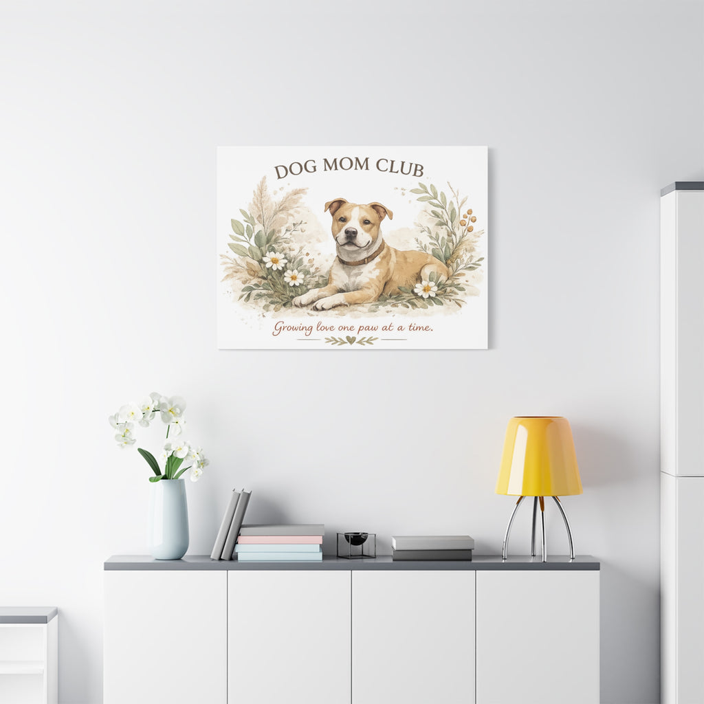 Dog Mom's Wild Garden | Matte Canvas, Stretched, 1.25"