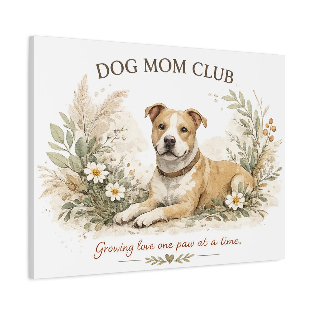 Dog Mom's Wild Garden | Matte Canvas, Stretched, 1.25"