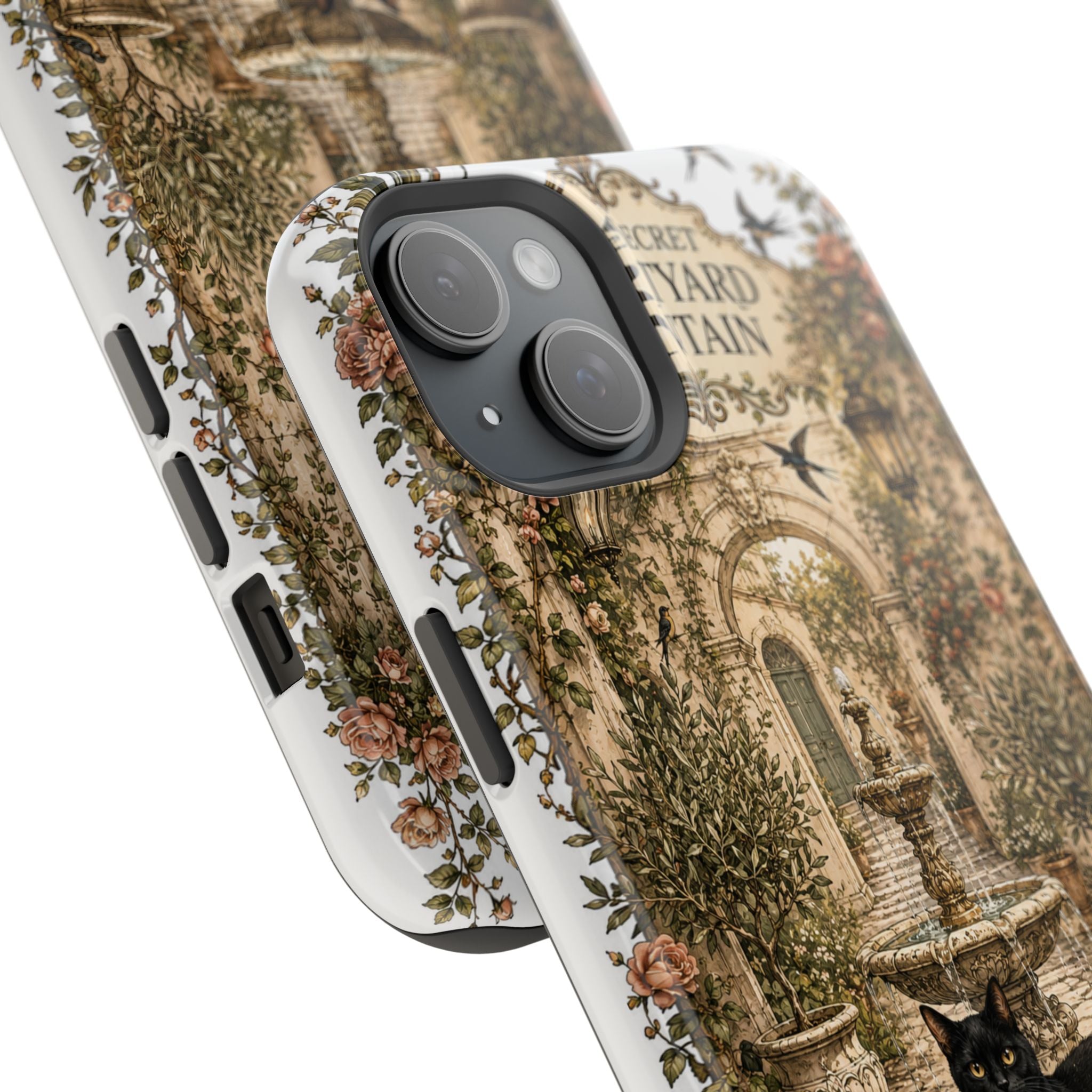 THE SECRET COURTYARD FOUNTAIN | Phone case