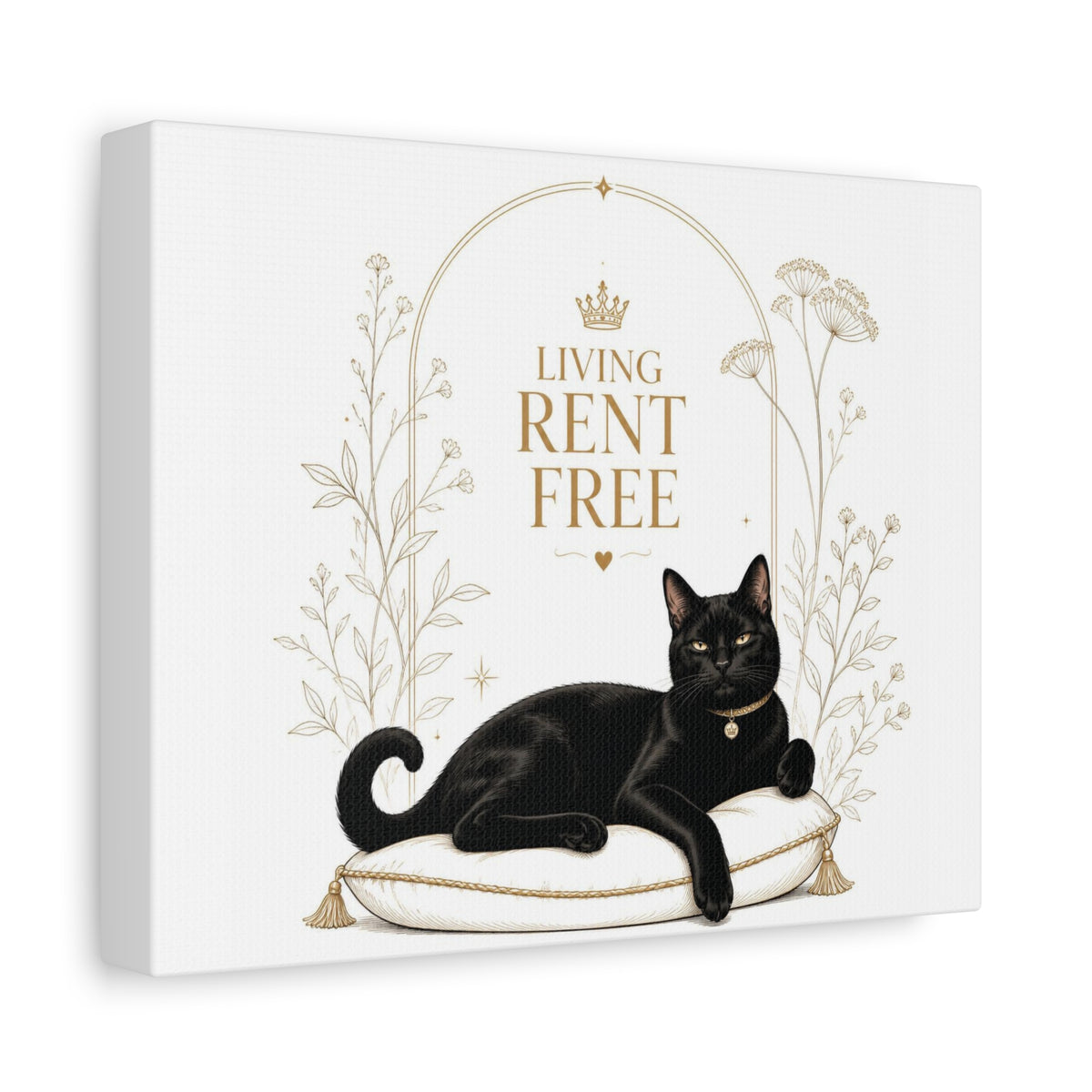 Living Rent Free | Fun Collection Matte Canvas