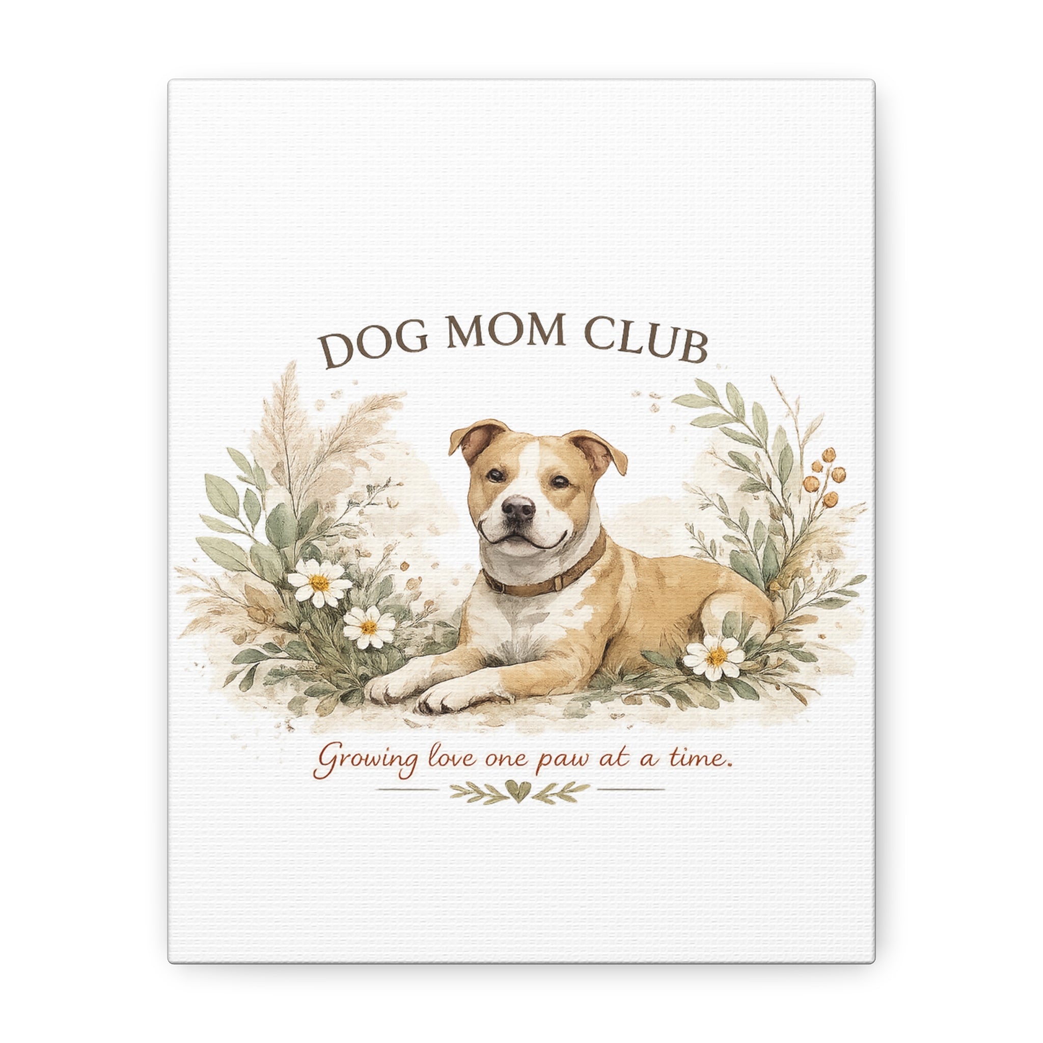 Dog Mom's Wild Garden | Matte Canvas, Stretched, 1.25"