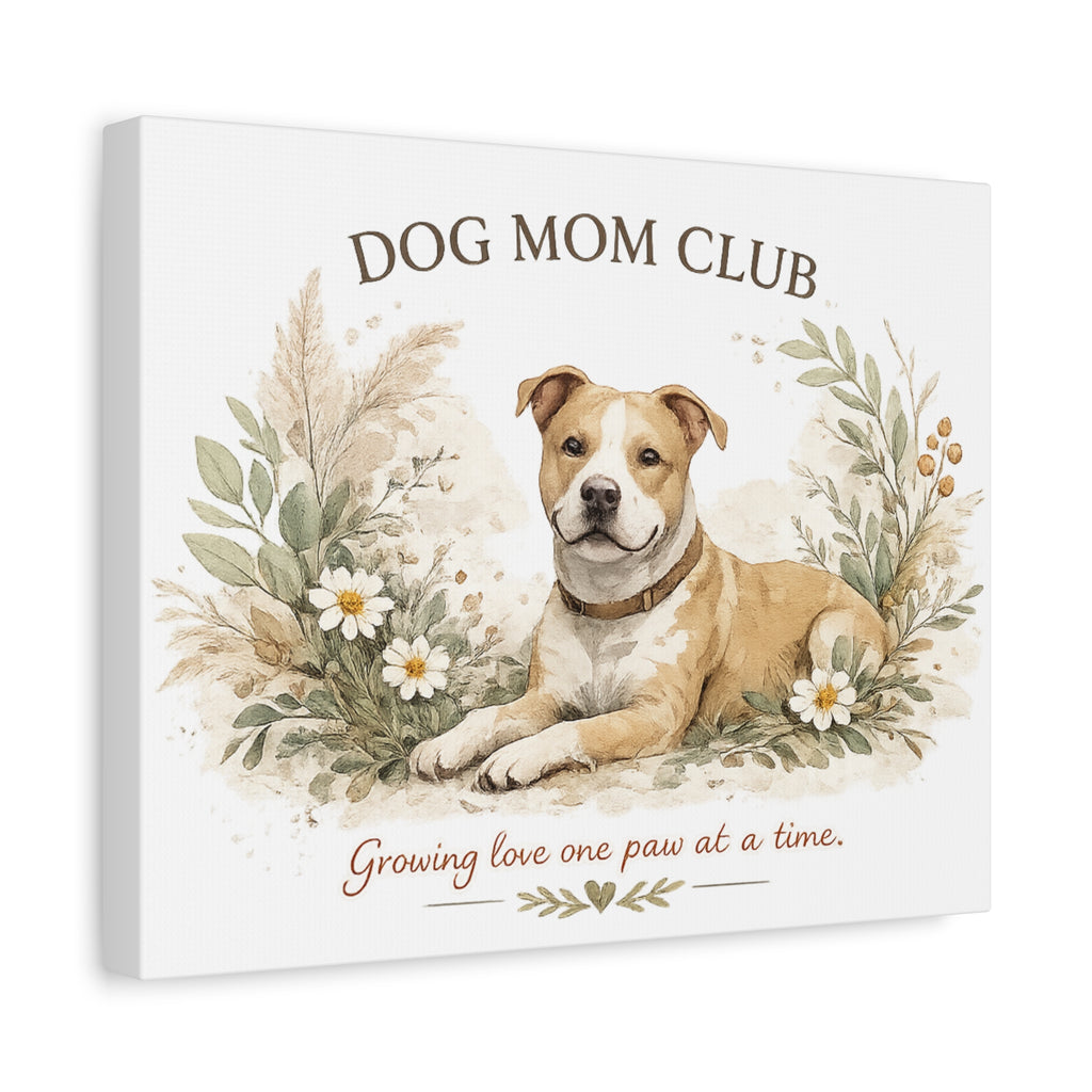 Dog Mom's Wild Garden | Matte Canvas, Stretched, 1.25"
