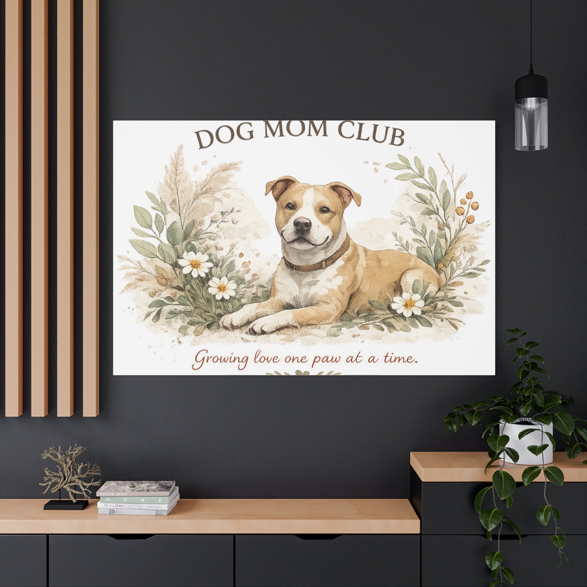 Dog Mom's Wild Garden | Matte Canvas, Stretched, 1.25"