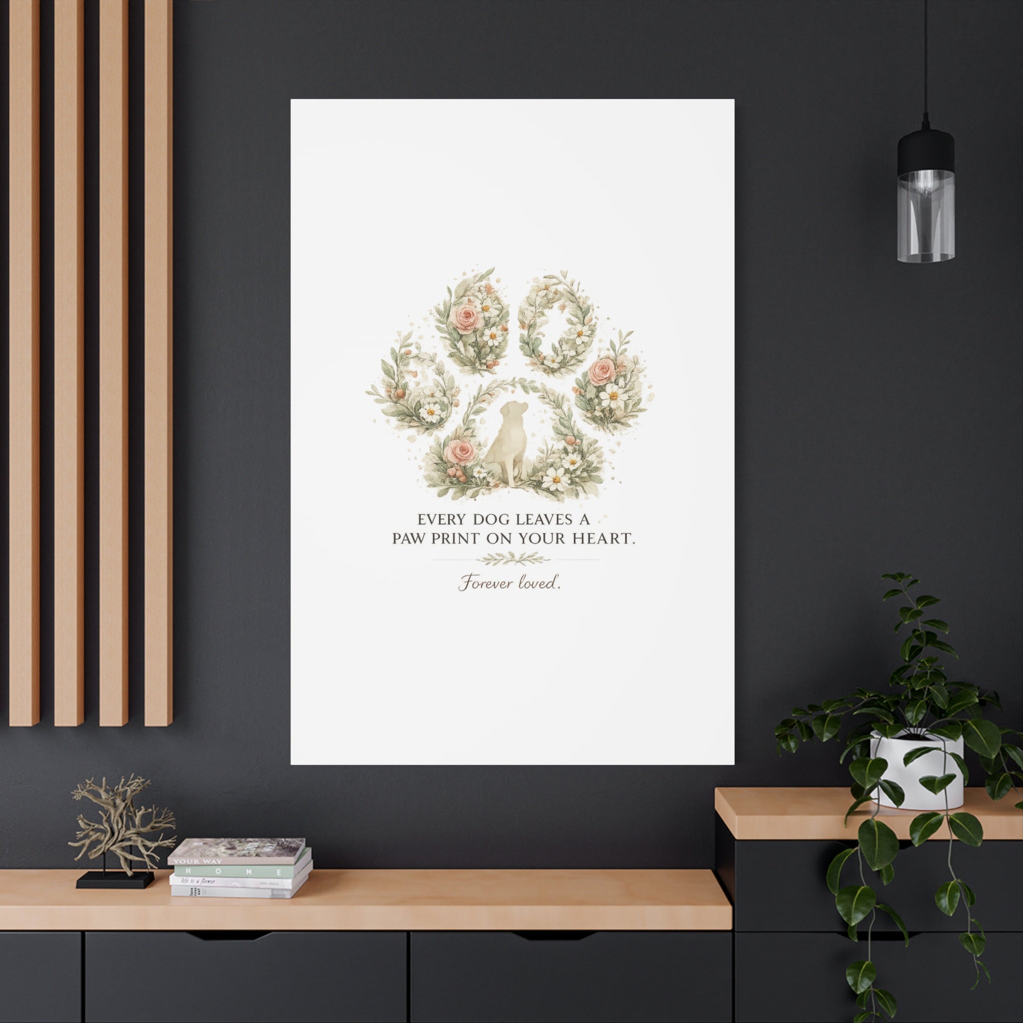 Every Dog Leaves a Paw Print | Matte Canvas, Stretched, 1.25"