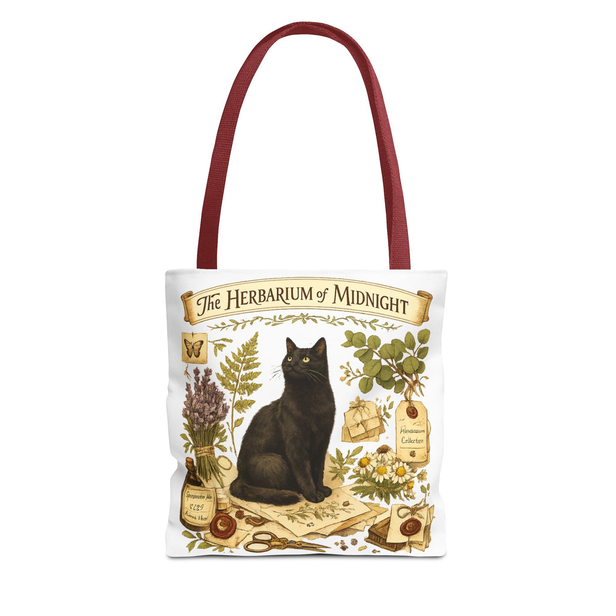 The Herbarium Of Midnight | Cat Mom Collection Totebag