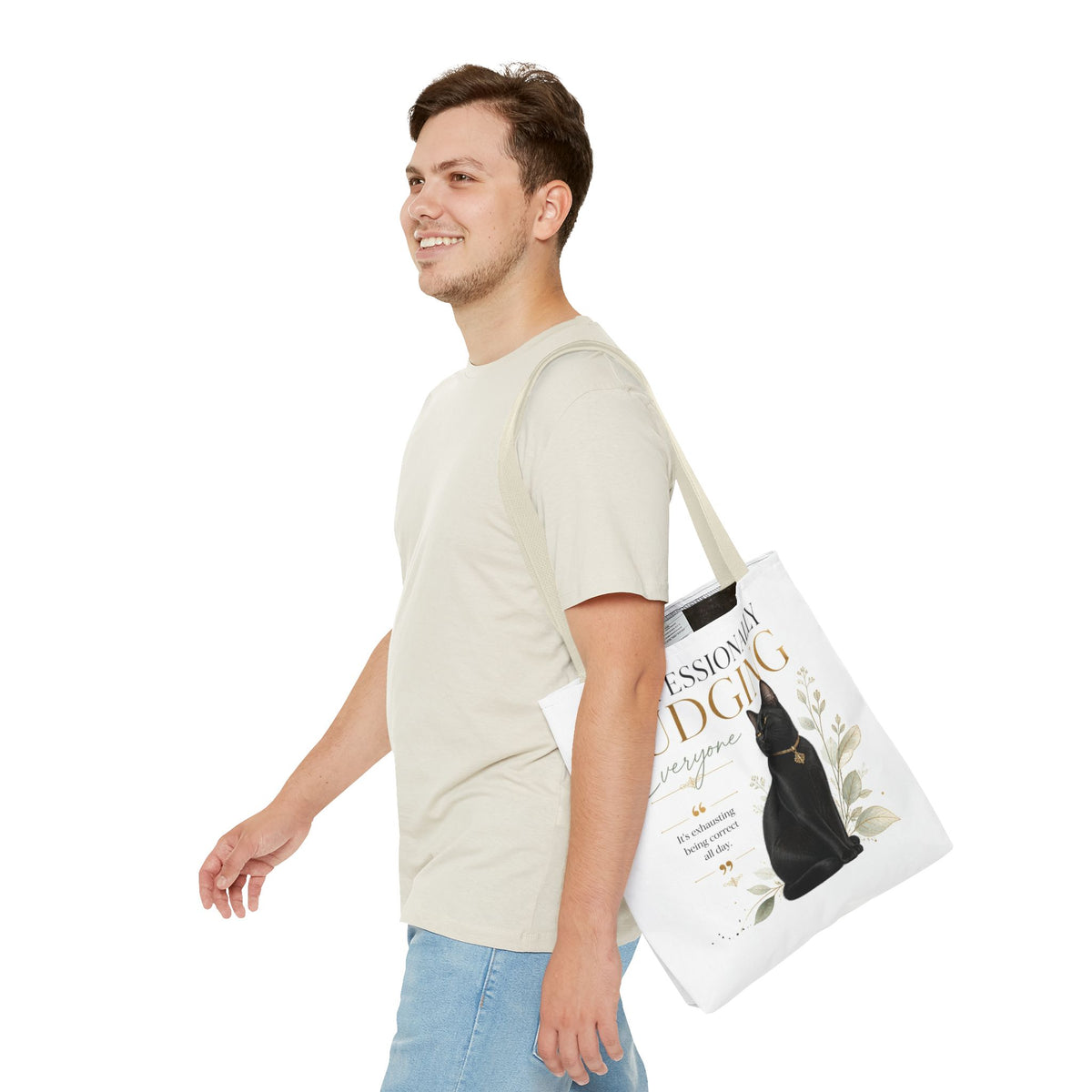 Professionally Judging Everyone | Fun Collection Totebag