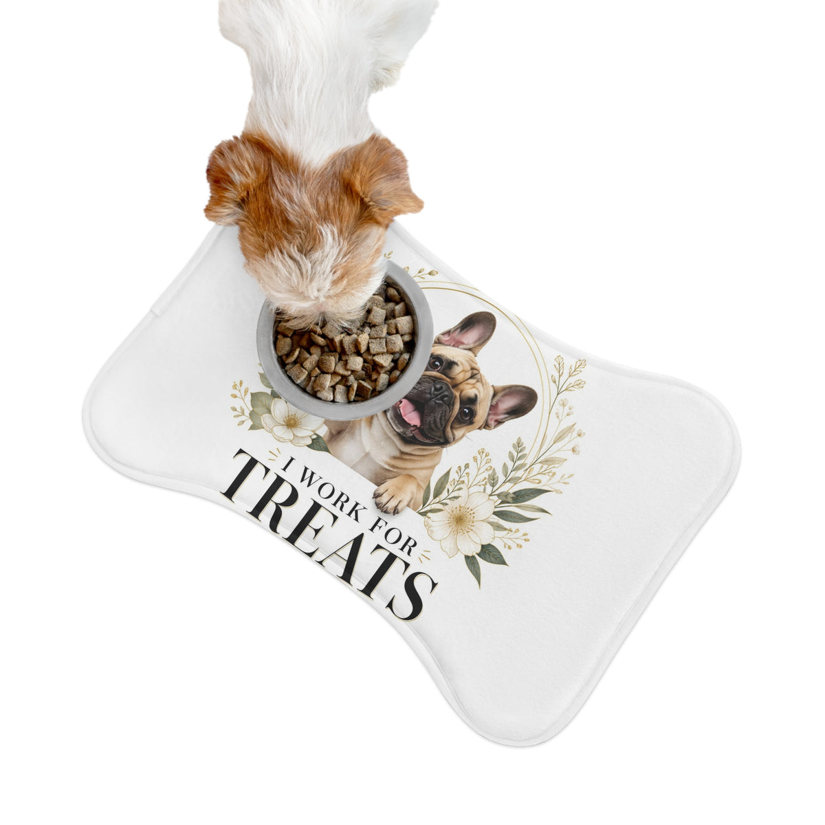I work for treats| Fun Collection Pet Feeding Mats