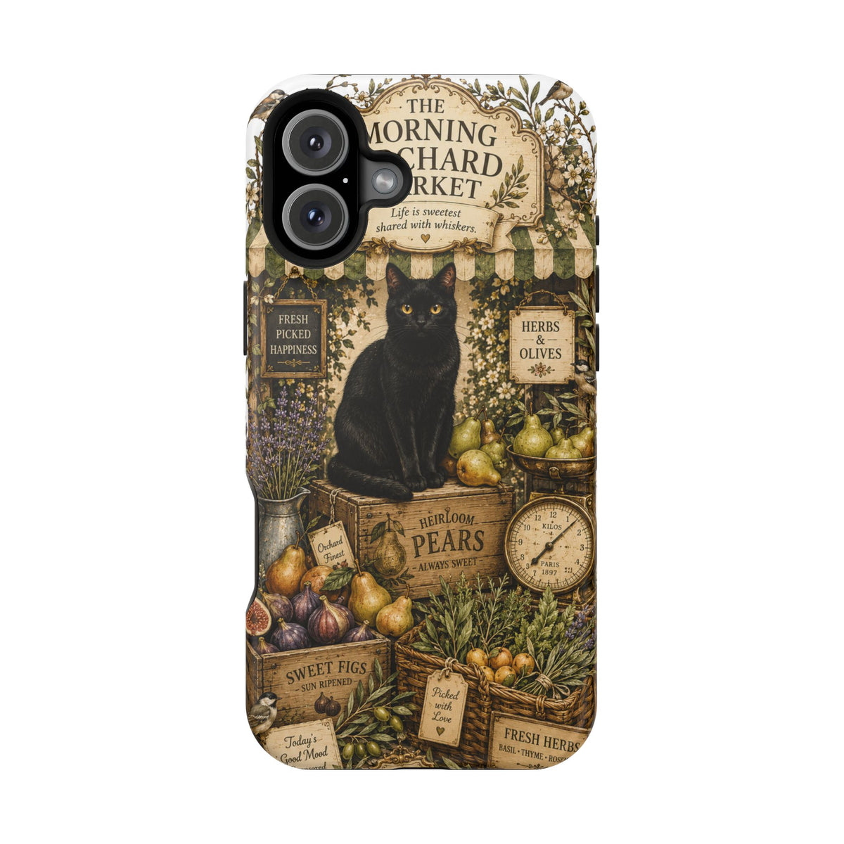 The Morning Orchard Market | Cat Mom Collection Phone case