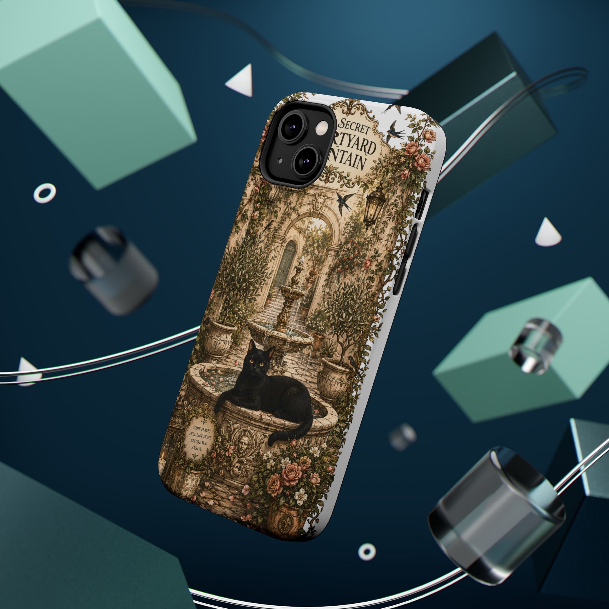 THE SECRET COURTYARD FOUNTAIN | Phone case