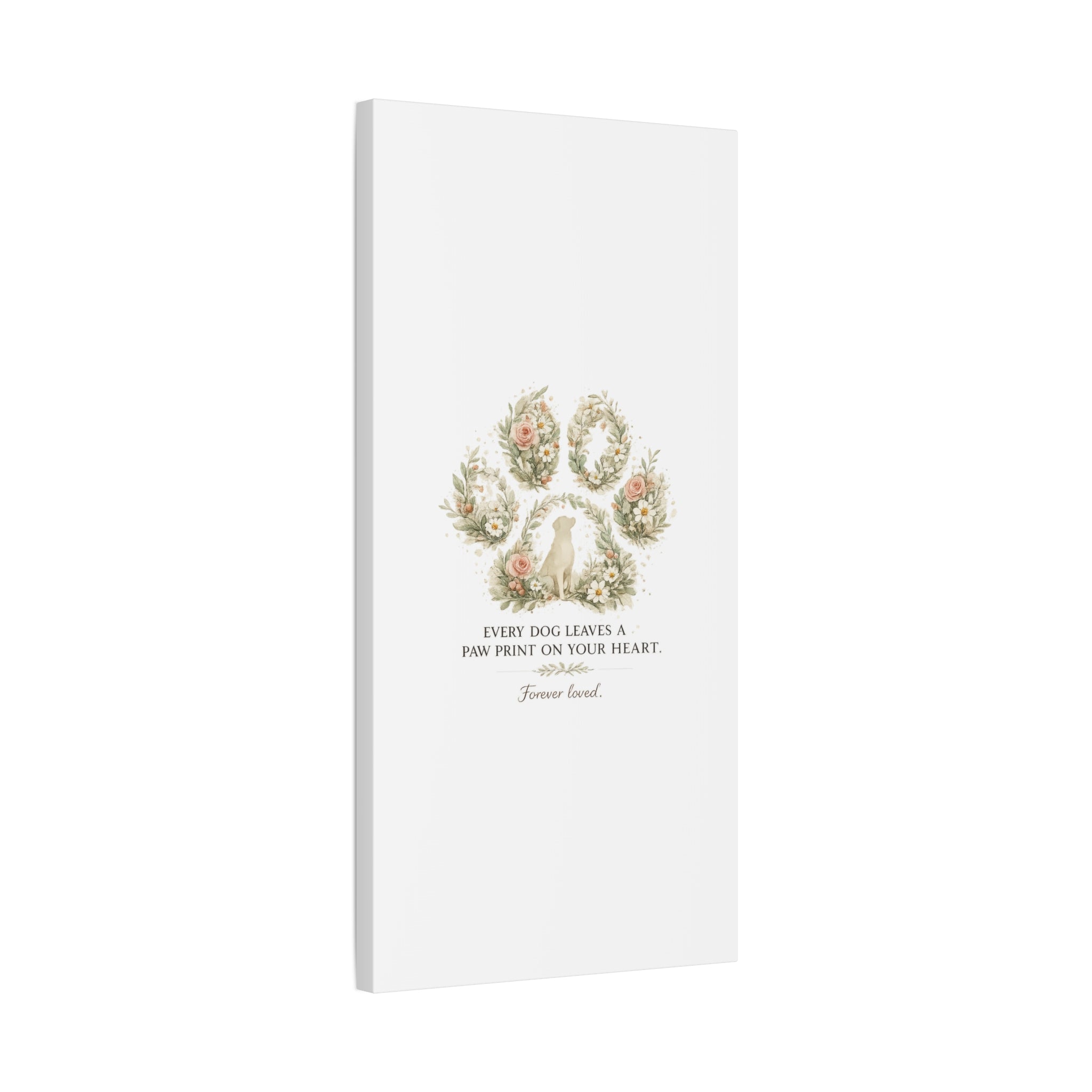 Every Dog Leaves a Paw Print | Matte Canvas, Stretched, 1.25"