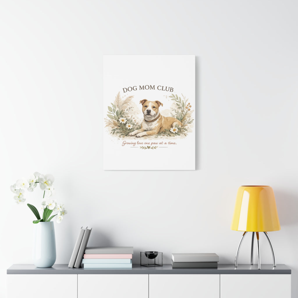 Dog Mom's Wild Garden | Matte Canvas, Stretched, 1.25"
