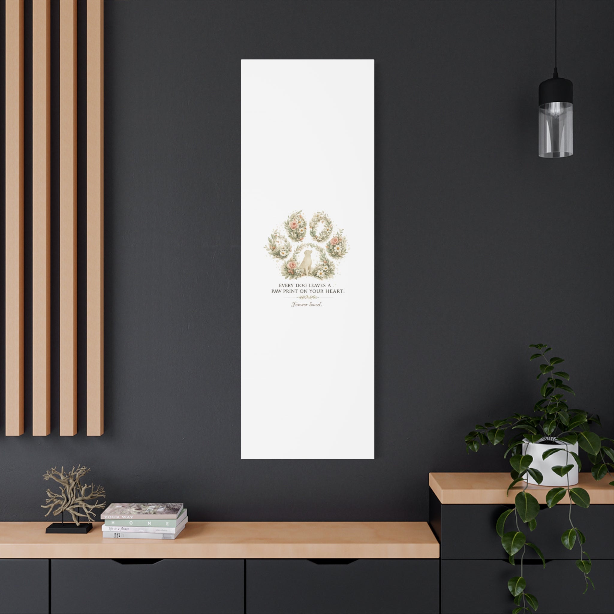 Every Dog Leaves a Paw Print | Matte Canvas, Stretched, 1.25"