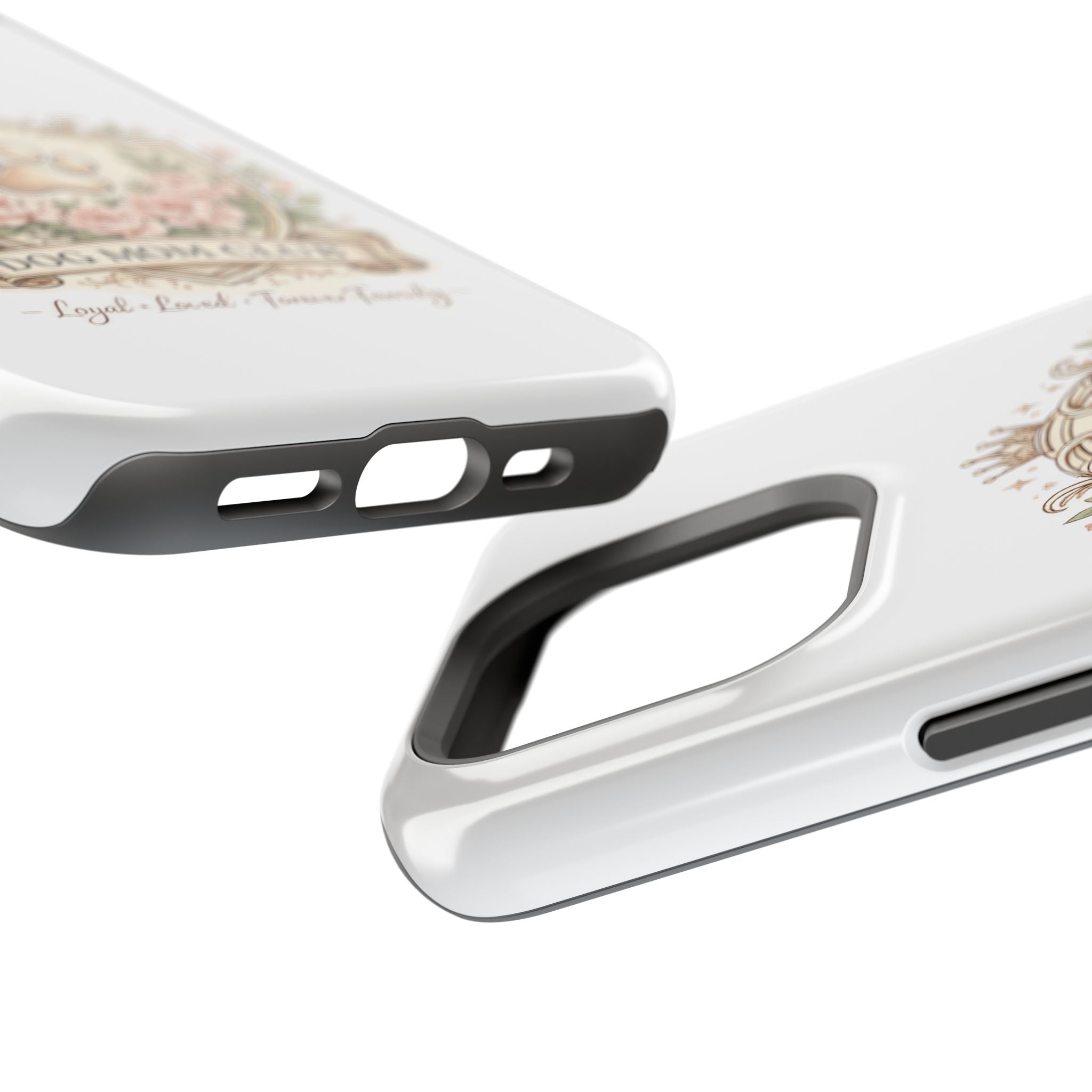 Floral Paw Crest Phone case