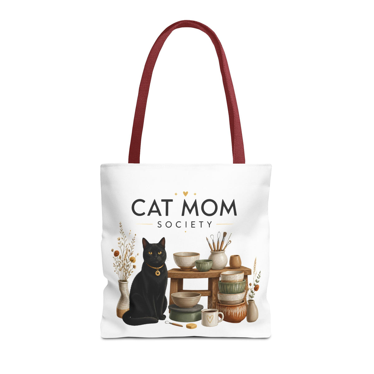 The Pottery Studio Morning | Cat Mom Collection Totebag