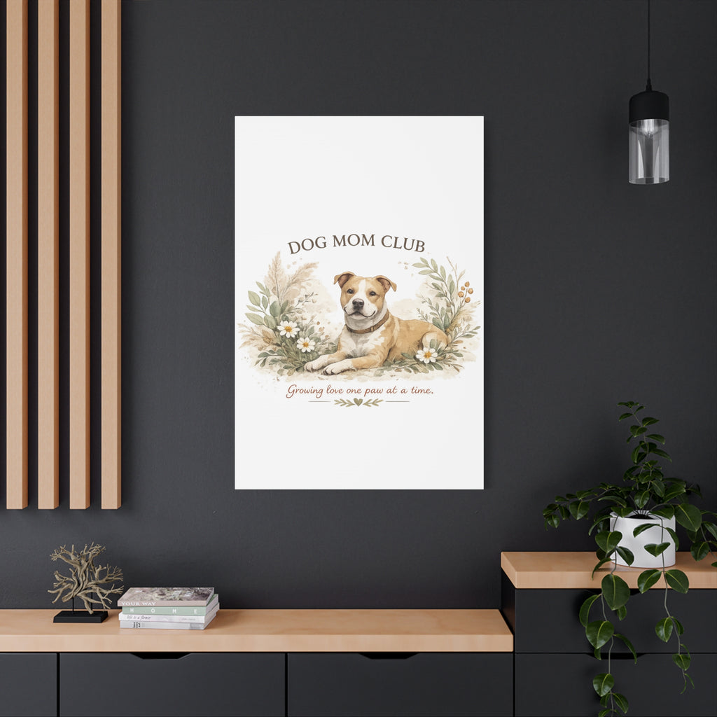 Dog Mom's Wild Garden | Matte Canvas, Stretched, 1.25"