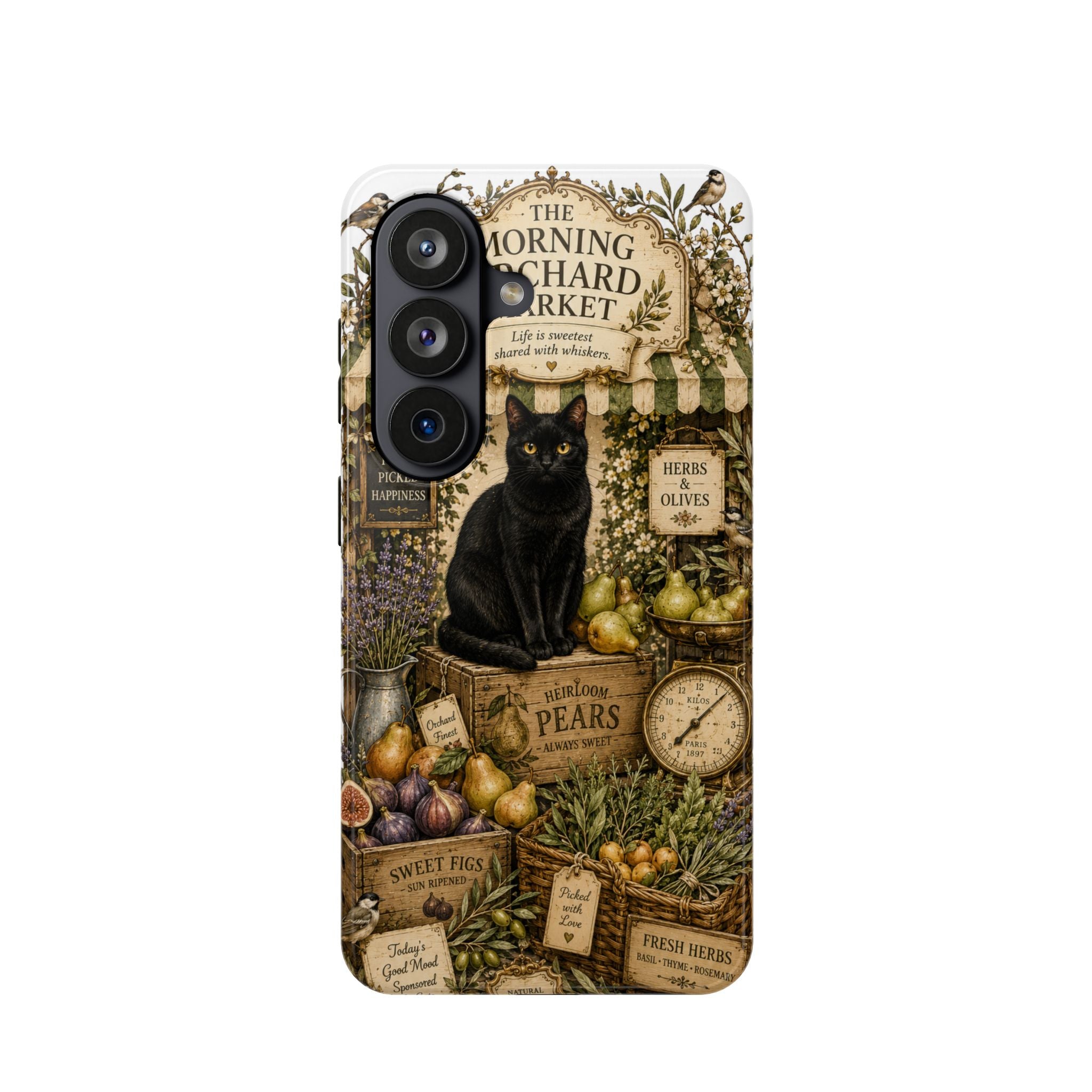 THE MORNING ORCHARD MARKET | Phone case
