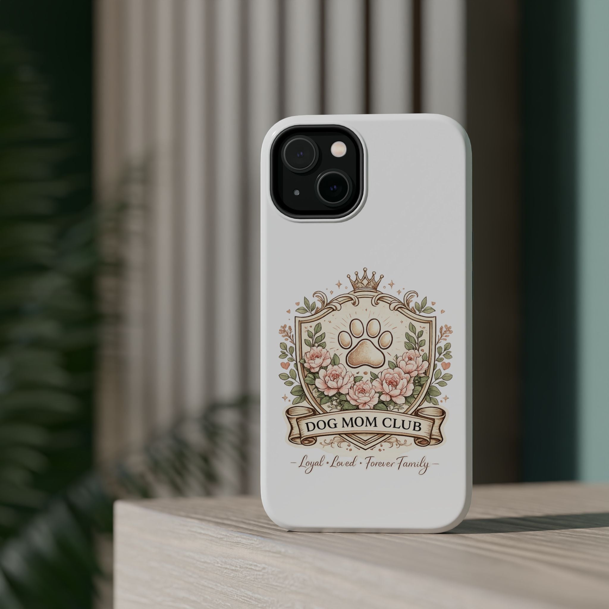 Floral Paw Crest Phone case
